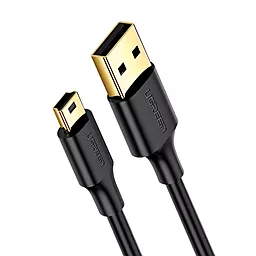 USB Кабель Ugreen US132 10w 2.1a Mini USB cable black - мініатюра 3