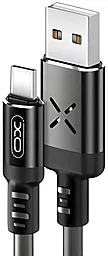 Кабель USB XO NB108 10.5W 2.1A USB Type-C Cable Black/Grey