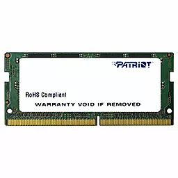 Оперативна пам'ять для ноутбука Patriot SoDIMM DDR4 8GB 2133 MHz (PSD48G213381S)