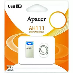Флешка Apacer AH111 64GB (AP64GAH111U-1) Blue - мініатюра 3