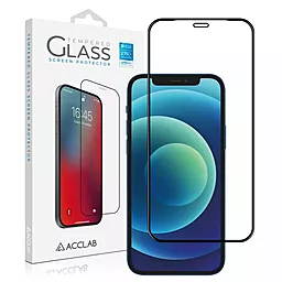 Захисне скло ACCLAB Full Glue Apple iPhone 12 Pro Max Black (1283126508233) - фото Захисне скло ACCLAB Full Glue Apple iPhone 12 Pro Max Black (1283126508233)