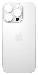 Задняя крышка корпуса Apple iPhone 16 Pro (big hole) Original White Titanium - фото Задняя крышка корпуса Apple iPhone 16 Pro (big hole) Original White Titanium