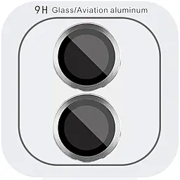 Захисне скло Epik Metal Classic на камеру для Apple iPhone 16, iPhone 16 Plus Silver - фото Захисне скло Epik Metal Classic на камеру для Apple iPhone 16, iPhone 16 Plus Silver