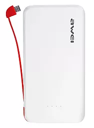 Повербанк Awei P10K 6000 mAh White - фото Повербанк Awei P10K 6000 mAh White