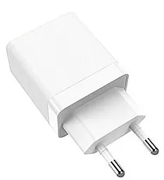 Сетевое зарядное устройство XO L35D 2.1A 2xUSB-A ports + USB-C cable white - миниатюра 2