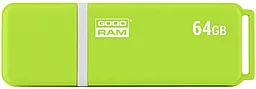 Флешка GooDRam 64 GB UMO2 USB 2.0 (UMO2-0640G0R11) Green - фото Флешка GooDRam 64 GB UMO2 USB 2.0 (UMO2-0640G0R11) Green