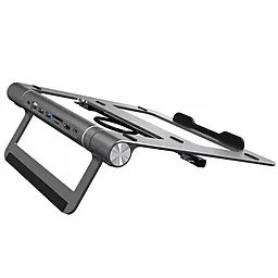 Подставка для ноутбука WIWU with HUB 8 in 1 A821CH Grey (A821CH)