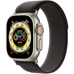 Змінний ремінець для розумного годинника Trail Loop для Apple Watch 42/44/45/49 mm Black-Grey