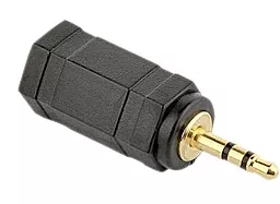 Аудіо перехідник Cablexpert micro Jack 2.5 mm - mini Jack 3.5 mm M/F black (A-3.5F-2.5M) - мініатюра 2