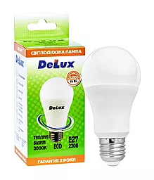 Светодиодная лампа DeLux BL 60 15W 3000K 220V E27 (90005142) - миниатюра 3