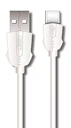Кабель XO NB9 USB-A - Type-C 12w 2.4a 1м cable White - фото Кабель XO NB9 USB-A - Type-C 12w 2.4a 1м cable White