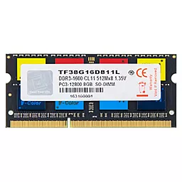 Оперативна пам'ять для ноутбука V-Color SO-DIMM DDR3L 8GB 1600 MHz Colorful (TF38G16D811L)