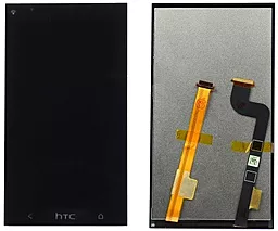 Дисплей HTC Desire 601 (315n) с тачскрином, оригинал, Black