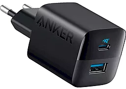 Мережевий зарядний пристрій Anker PowerPort 323 33w PD/QC USB-C/USB-A ports charger black (A2331G11)