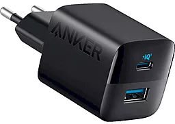 Сетевое зарядное устройство Anker PowerPort 323 33w PD/QC USB-C/USB-A ports charger black (A2331G11) - фото Сетевое зарядное устройство Anker PowerPort 323 33w PD/QC USB-C/USB-A ports charger black (A2331G11)