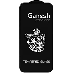 Защитное стекло Ganesh (Full Cover) для Apple iPhone 12 Pro Max (6.7")  Черный - миниатюра 2