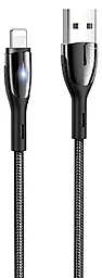 Кабель Hoco U89 Safeness USB-A - Lightning 12w 2.4a 1.2м cable Black - фото Кабель Hoco U89 Safeness USB-A - Lightning 12w 2.4a 1.2м cable Black