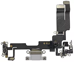 Нижній шлейф Apple iPhone 14 c роз'ємом зарядки, гарнітури, синхронізації та мікрофоном Original Starlight - фото Нижній шлейф Apple iPhone 14 c роз'ємом зарядки, гарнітури, синхронізації та мікрофоном Original Starlight