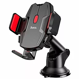 Держатель с автозажимом Hoco DCA2 Suction Mount Holder Black - фото Держатель с автозажимом Hoco DCA2 Suction Mount Holder Black