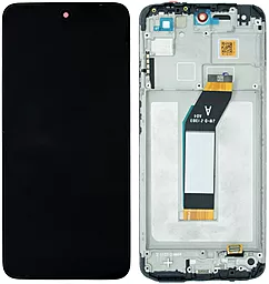 Дисплей Xiaomi Redmi 10 Prime 2022 з тачскріном і рамкою, оригінал, Black