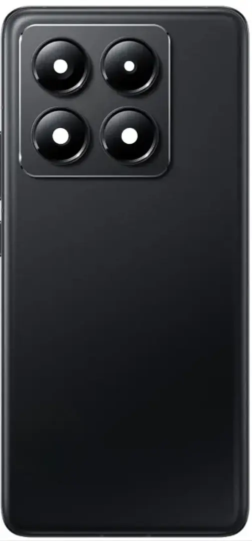Задняя крышка корпуса Xiaomi 14T Pro со стеклом камеры Titan Black - фото 1