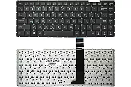 Клавиатура для ноутбука Asus X450C X450V без рамки Прямой Enter черная