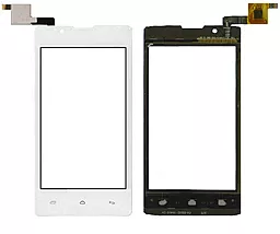 Сенсор (тачскрин) Fly FS401 Stratus 1 White - фото Сенсор (тачскрин) Fly FS401 Stratus 1 White