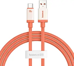 Кабель Baseus 0 Series FC USB-A - Type-C 100w 5a 1м cable Orange (P10368801731-00) - фото Кабель Baseus 0 Series FC USB-A - Type-C 100w 5a 1м cable Orange (P10368801731-00)