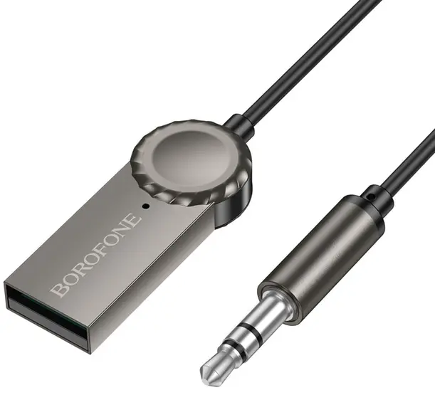 Bluetooth адаптер Borofone BC56 BT5.0 Resiver  gray - фото 5