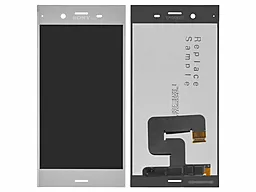 Дисплей Sony Xperia XZ1 с тачскрином, Silver - фото Дисплей Sony Xperia XZ1 с тачскрином, Silver