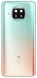 Задняя крышка корпуса Xiaomi Mi 10T Lite со стеклом камеры, с логотипом "Mi" Original Rose Gold Beach