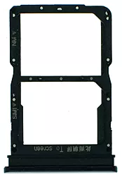 Держатель (лоток) Сим карты Huawei Honor 20 Lite HRY-LX1T Black