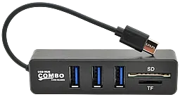 USB-A хаб EasyLife P3101 5-in-1 black (YT-HTCP3101 / 4) - фото USB-A хаб EasyLife P3101 5-in-1 black (YT-HTCP3101 / 4)