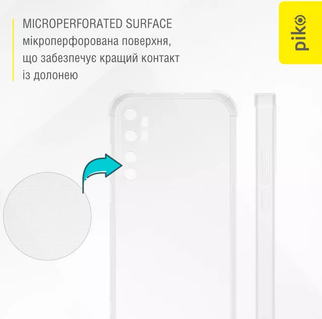 Чохол  Piko Shockproof для Xiaomi Mi Note 10 Lite Transparent - фото 5