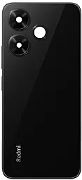 Задняя крышка корпуса Xiaomi Redmi 13 со стеклом камеры, Original Black - фото Задняя крышка корпуса Xiaomi Redmi 13 со стеклом камеры, Original Black