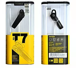Блютуз гарнитура Remax RB-T7 Black - миниатюра 7 Блютуз гарнитура Remax RB-T7 Black - миниатюра 7