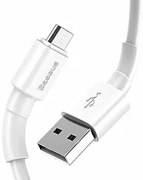 Кабель USB Baseus Mini 0.5M micro USB Cable White (CAMSW-C02)