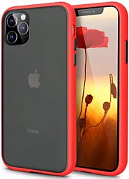 Чехол 1TOUCH AVENGER для Apple iPhone 11 Pro Max Red-Black