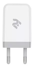 Мережевий зарядний пристрій 2E USB Wall Charger 2.1A White (2E-WC1USB2.1A-W)