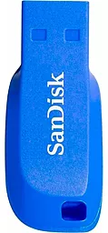 Флешка SanDisk 32 GB Cruzer Blade USB 2.0 Electric Blue (SDCZ50C-032G-B35BE) - миниатюра 2