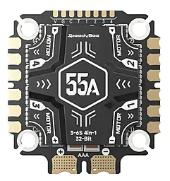 Полетный стек SpeedyBee F405 V5 OX32 55A Deluxe FCESC Stack - фото Полетный стек SpeedyBee F405 V5 OX32 55A Deluxe FCESC Stack