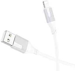 Кабель Borofone BX101 Creator USB-A - Lightning 12w 2.4a 1м cable White - миниатюра 3 Кабель Borofone BX101 Creator USB-A - Lightning 12w 2.4a 1м cable White - миниатюра 3