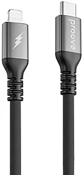 Кабель Proove ReGen Silicone USB Type-C - Lightning 12w 2.4a 2м PD сable Black (CCRS60002121)