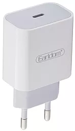 Сетевое зарядное устройство с быстрой зарядкой Earldom ES-EU3 PD20W USB-C Port