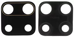 Скло камери Xiaomi Redmi Note 9S, 19x19mm Black - фото Скло камери Xiaomi Redmi Note 9S, 19x19mm Black