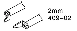Паяльне жало сторонні насадки ZD TIP 409-02 - мініатюра 4