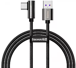 Кабель Baseus Legend Series Elbow Fast Charging USB-A - Type-C 66w 6a 2м Huawei SCP cable Black (CATCS-C01) - фото Кабель Baseus Legend Series Elbow Fast Charging USB-A - Type-C 66w 6a 2м Huawei SCP cable Black (CATCS-C01)