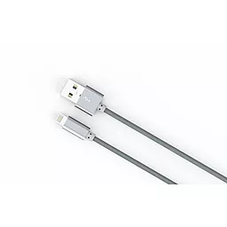 Кабель USB LDNio Lightning round 2.1A Grey (LS08) - миниатюра 4