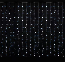 Гирлянда DeLux Curtain С 240LED 2х2 м, 220V Cold White (90017992) - фото Гирлянда DeLux Curtain С 240LED 2х2 м, 220V Cold White (90017992)