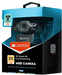ВЕБ-камера Canyon CNS-CWC6 Black/Grey - мініатюра 3